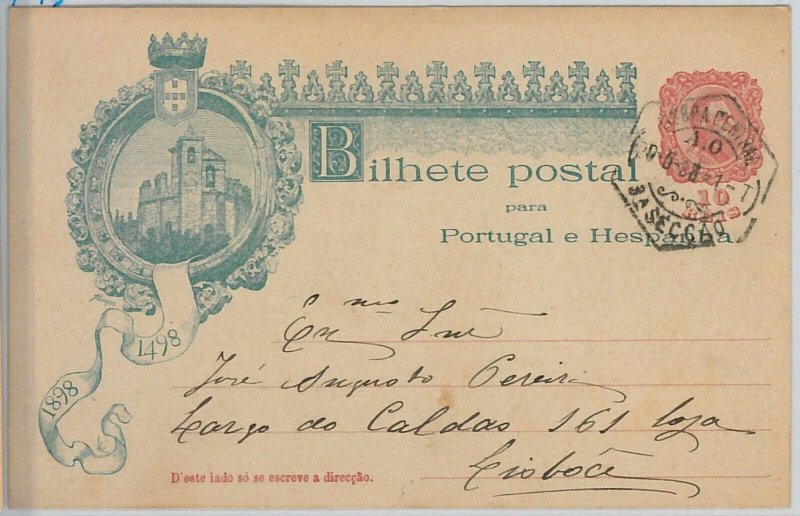 50861 - PORTUGAL - POSTAL HISTORY - STATIONERY CARD - Michel # P45 1898-