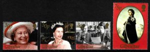 GIBRALTAR - SC#897-900 Queen Elizabeth, 50th anniversary (2002) MNH