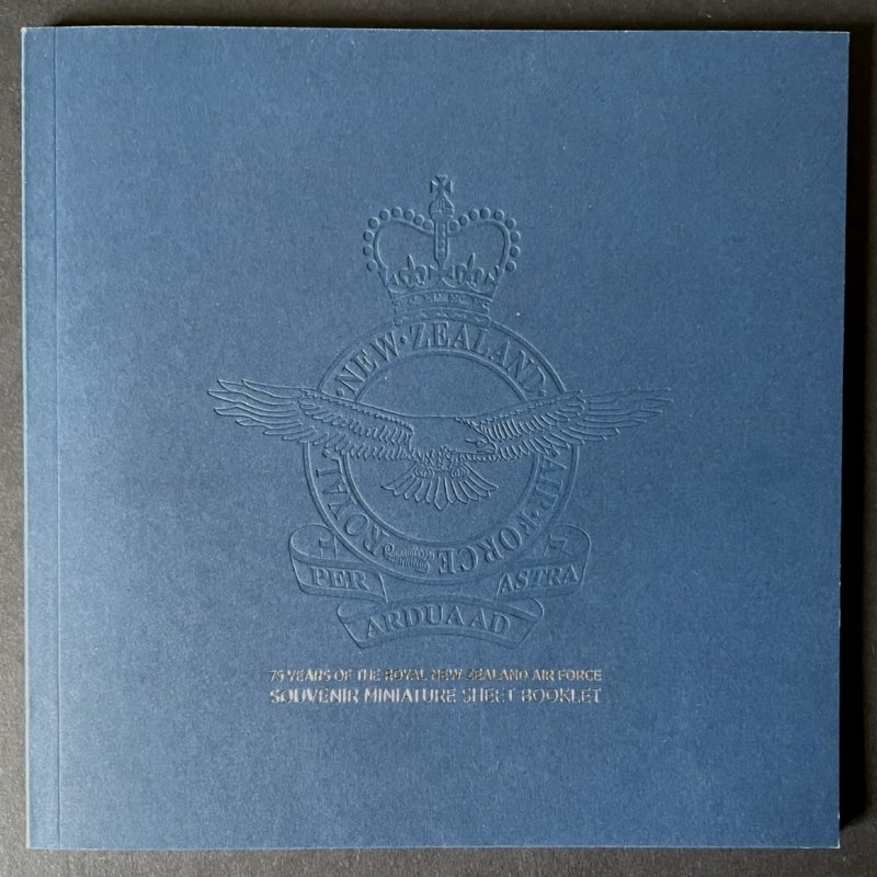 New Zealand: 2012 75th Anniversary RNZAF, Premium Booklet.