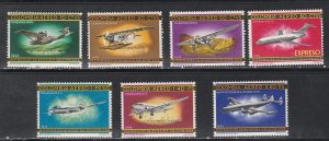 Colombia # C472-474, 476-478, CE4, Airplanes, Mint NH, 1/3 Cat.