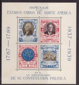 Guatemala 1938-51 Lot Of Five (5) Souvenir Sheets F/VF/(**)/(*)  Collectible