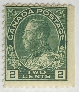 CANADA 1911-1925 #107 King George V 'Admiral' Issue - MNH (CV 30$ +)