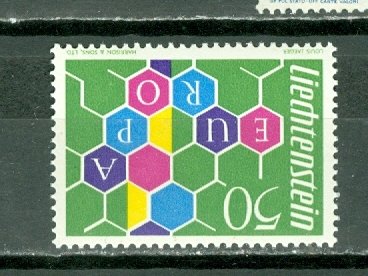 LIECHTENSTEIN SCARCE  1960 EUROPA #356...MNH...$55.00