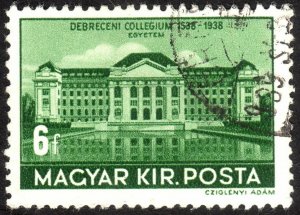 1938, Hungary 6f, Used, Sc 529