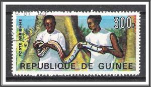 Guinea #C89 Airmail Snakes CTOH