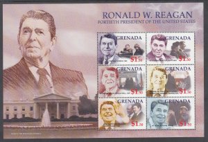 Grenada 3383 Ronald Reagan MNH VF