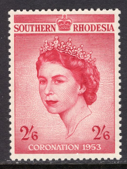 Southern Rhodesia 80 Queen Elizabeth II Coronation MNH VF