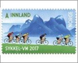 NK 1962   Bicycling in Norway Nature  Krone Multicolor