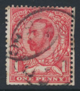 Great Britain SC# 152*  SG 329  George V Downey Head Used see detail & scans