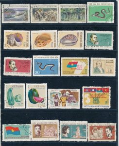 D393342 Vietnam Nice selection of VFU Used stamps