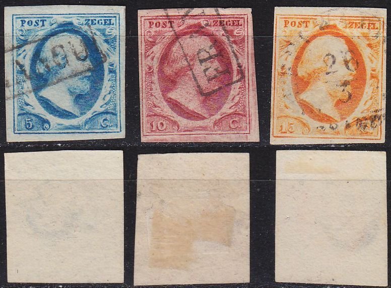 NIEDERLANDE NETHERLANDS [1852] MiNr 0001-03 ( O/used ) perfekt !!!