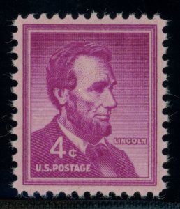 US Stamp #1036a Lincoln 4c - PSE Cert - GEM 100 - MNH - SMQ $575.00