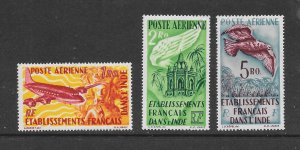 FRENCH INDIA-CLEARANCE #C14-16 MH & MNH (SEE NOTE)