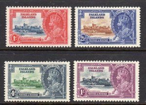 Falkland Islands #77 -80 Silver Jubilee Unused Original Gum Hinged G30