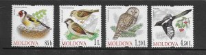 BIRDS - MOLDOVA #669-72  MNH