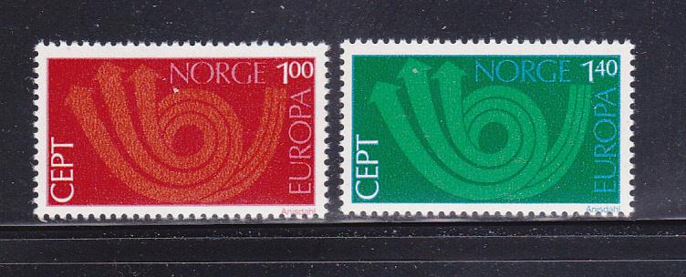 Norway 604-605 Set MNH Europa (A)