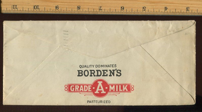 482 Schermack Used on Borden's Milk & Farm Products Co. Illustrated Cover L1532z