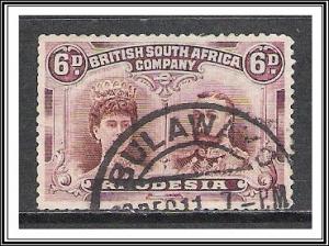 Rhodesia #108 Double Head Used