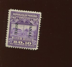 Canal Zone 63a Overprint Reading Down Variety Mint Stamp (CZ63  A1)