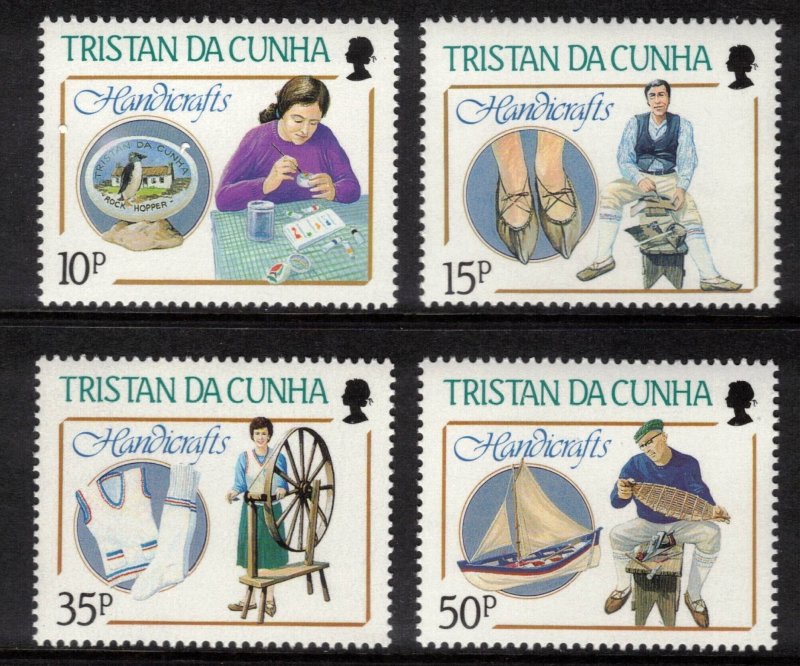 TRISTAN DA CUNHA 1988 Island Handicrafts; Scott 425-28, SG 448-51; MNH