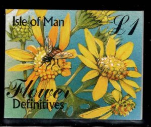 ISLE OF MAN  MNH**1998 Flower stamp booklet Scott 768a