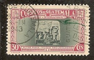 Guatemala  Scott   C120   Mayan Altarr     Used