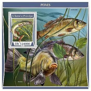 2017 S.Tome&Principe - Fishes. Michel Code: 7233 / Bl.1295  |  Scott Code: 3404