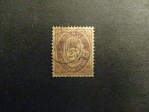 Norway #28 used short perfs a23.3 8872