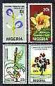 NIGERIA  - 1987 - Flowers - Perf 4v Set - Mint Never Hinged