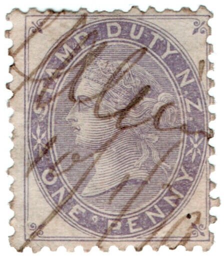 (I.B) New Zealand Revenue : Stamp Duty 1d