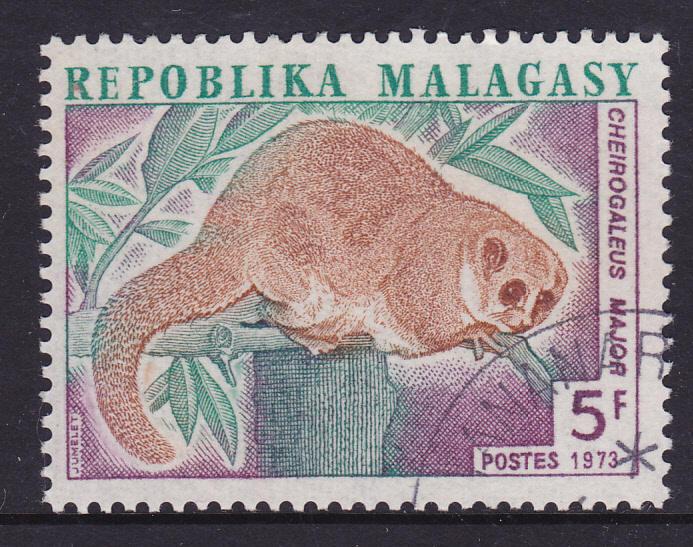 Malagasy Republic 1973 Greater Dwarf Lemurs  5f- CTO NH