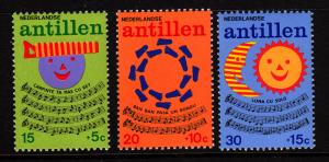 Netherlands Antilles MNH Scott #B131-#B133 Set of 3 Childrens' songs