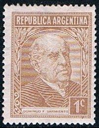 Argentina 419, 1c Sarmiento, MH, VF