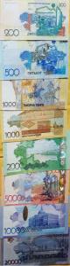 O) 2006  KAZAKHSTAN, BANKNOTE-PAPER MONEY -ISO 4217 KZT -TENGE KAZAJO, COMPLETE