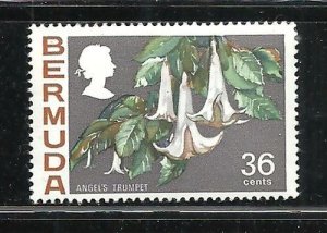 Album Treasures Bermuda Scott # 268  36c Flower Angel's Trumpet Mint NH