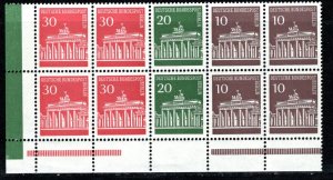 Germany Berlin Scott # 9N251a, mint nh, b/10, booklet pane, Mi# HBl 13