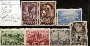 Russia 472-478 Set Mint never hinged