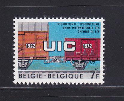 Belgium 828 Set MNH Trains