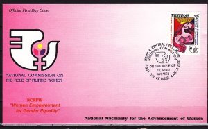 Philippines, Scott cat. 2657. Role of Filipino Women isue. First day cover. ^