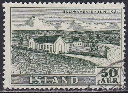 Iceland # 290, Power Plant, Used.