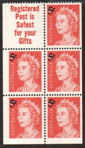 Australia Sc #398a MNH Booklet Pane