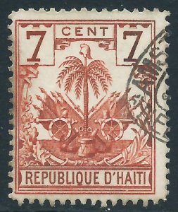 Haiti, Sc #36, 7c, Used