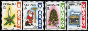 Gibraltar # 581 - 584 MNH