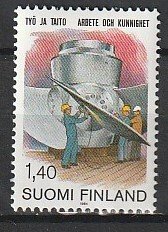 1984 Finland - Sc 692 - MNH VF - 1 single - Hydraulic Turbine