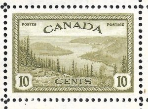 Doyle's_Stamps: Scott #268** to #272** Canadian 1946 NH Plate Block Set