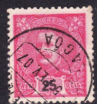 Portugal sc#117 1899 25r King Carlos used