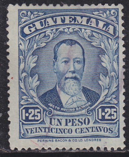 Guatemala 217 President Justo Rufino Barrios 1924