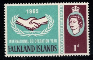 Falkland  Islands Scott 156 MNH** 1965 International Co-Operation year 1965