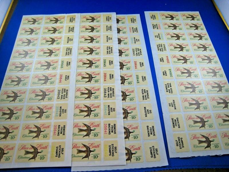 U.S. SCOTT # 1552  -  PLATE BLOCKS of 20 -  LOT of 5     MNH