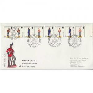 First Day Cover 2nd April 1974 Definitive Series 10p Strip